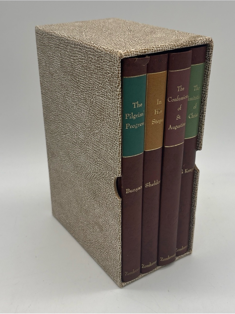 Vintage Great Religious Books Set of 4 Zondervan (1967) Hardcover Series